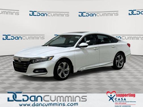 White 2018 Honda Accord EX-L