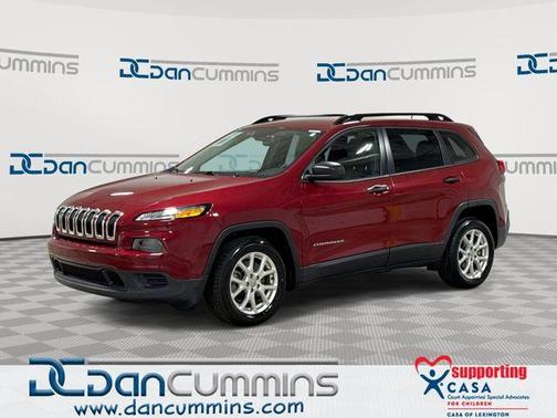 Deep Cherry Red Crystal Pearlcoat 2015 Jeep Cherokee Sport