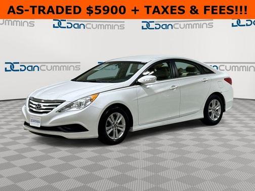 Pearl White 2014 Hyundai SONATA GLS