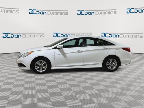 Pearl White 2014 Hyundai SONATA GLS