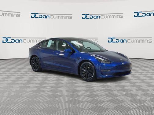 Blue 2022 Tesla Model 3 Base