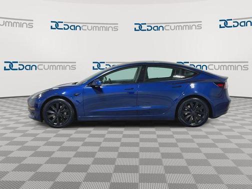 Blue 2022 Tesla Model 3 Base