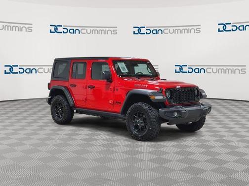 Firecracker Red Clearcoat 2025 Jeep Wrangler Sport