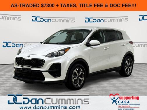 Clear White 2020 Kia Sportage LX