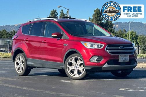 Ruby Red Metallic Tinted Clearcoat 2017 Ford Escape Titanium