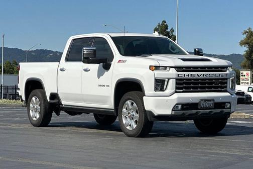 Summit White 2022 Chevrolet Silverado 3500 LTZ