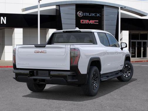 Summit White 2026 GMC Sierra EV Standard Range Elevation