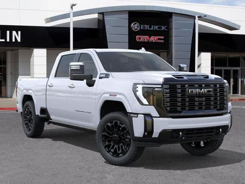 Glacier White Tricoat 2026 GMC Sierra 2500 Denali Ultimate