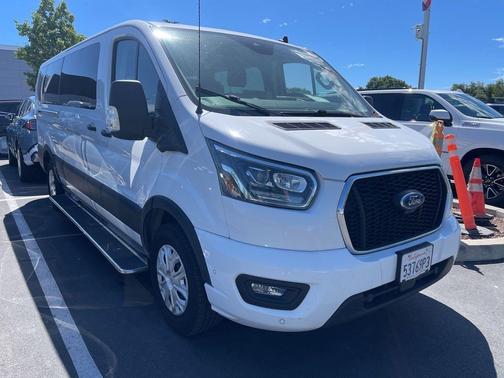 Oxford White 2023 Ford Transit-350 XLT