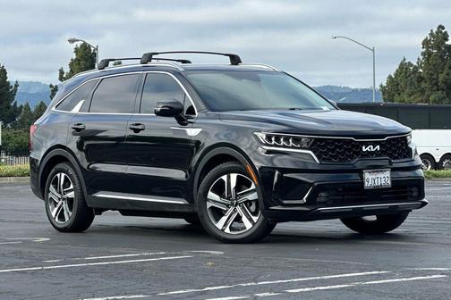 Aurora Black 2024 Kia Sorento Hybrid EX