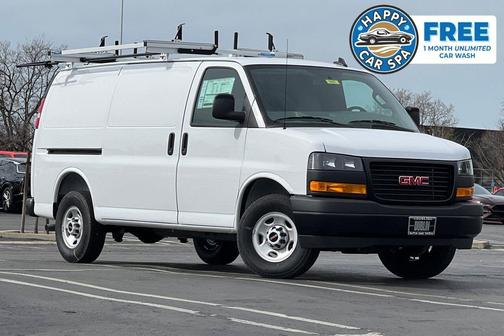 Summit White 2025 GMC Savana 2500 Work Van Cargo Van