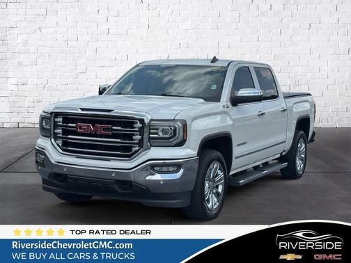 White Frost Tri-Coat 2017 GMC Sierra 1500 SLT