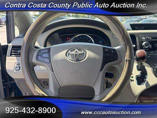 Blue 2012 Toyota Sienna XLE
