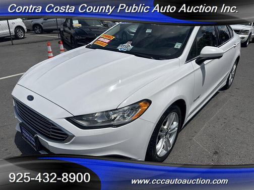 Oxford White 2018 Ford Fusion Hybrid S