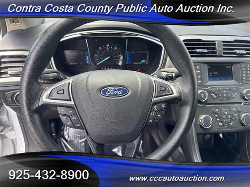 Oxford White 2018 Ford Fusion Hybrid S