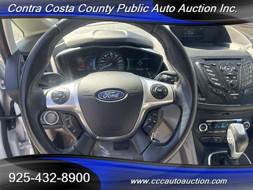 White Platinum Metallic Tri-Coat 2015 Ford C-Max Hybrid SE