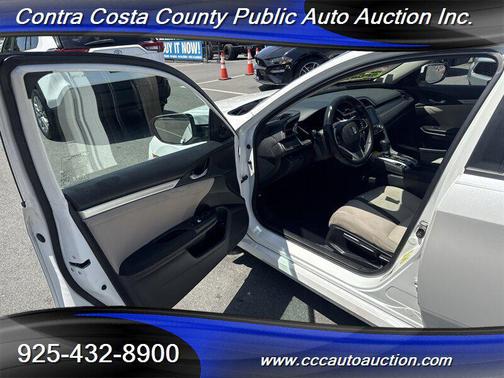 White Orchid Pearl 2017 Honda Civic EX