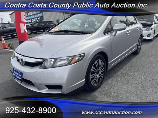 Alabaster Silver Metallic 2009 Honda Civic LX