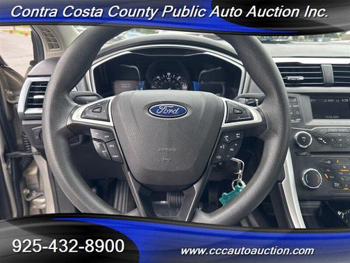 Tan 2016 Ford Fusion Hybrid S