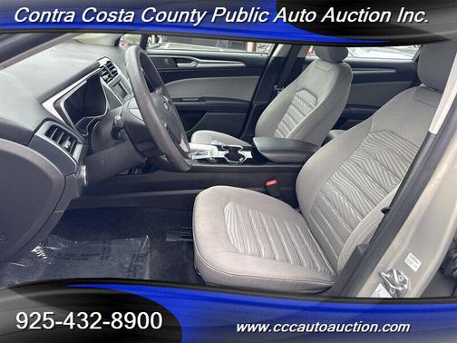 Tan 2016 Ford Fusion Hybrid S