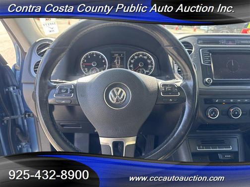Pacific Blue 2017 Volkswagen Tiguan 2.0T Wolfsburg Edition