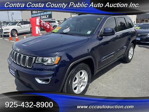 True Blue Pearlcoat 2017 Jeep Grand Cherokee Laredo