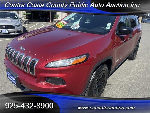 Deep Cherry Red Crystal Pearlcoat 2016 Jeep Cherokee Sport