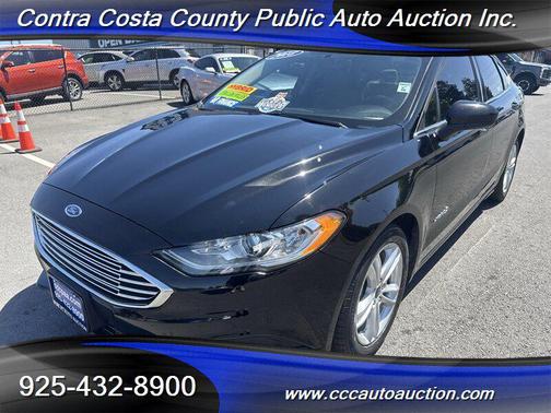 Shadow Black 2018 Ford Fusion Hybrid S