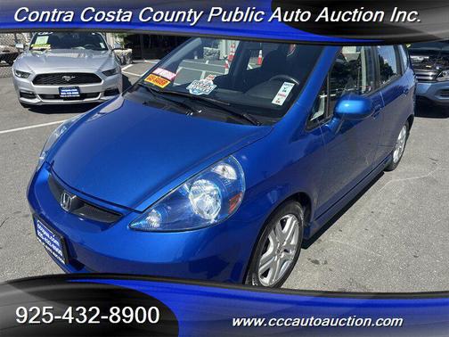 Vivid Blue Pearl 2008 Honda Fit Sport