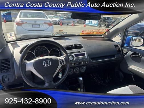 Vivid Blue Pearl 2008 Honda Fit Sport