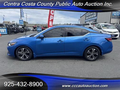Electric Blue Metallic 2020 Nissan Sentra SV