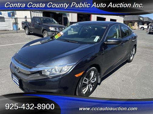 Aegean Blue Metallic 2016 Honda Civic LX