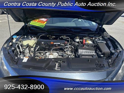 Aegean Blue Metallic 2016 Honda Civic LX