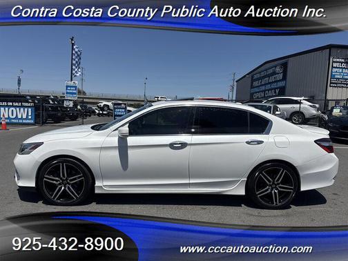White Orchid Pearl 2017 Honda Accord Touring