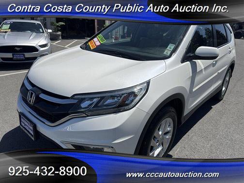 White Diamond Pearl 2015 Honda CR-V EX-L