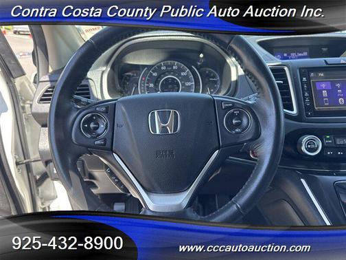 White Diamond Pearl 2015 Honda CR-V EX-L