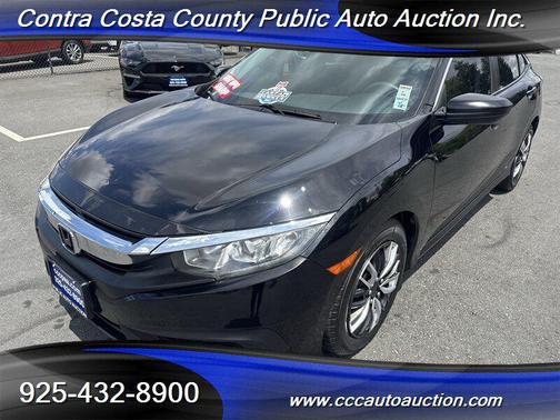 Crystal Black Pearl 2018 Honda Civic LX