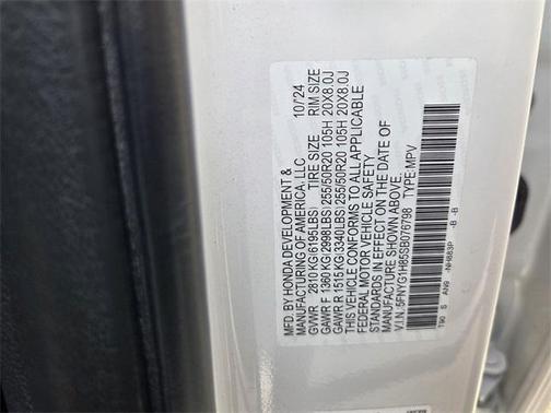 2025 Honda Pilot Elite