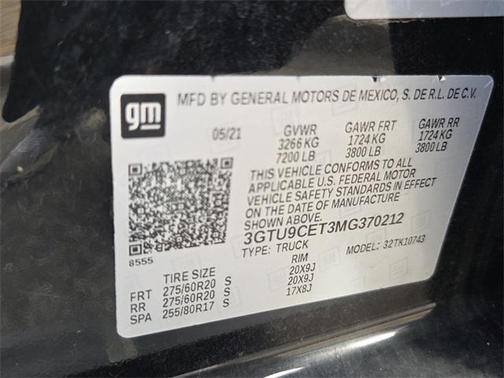 2021 GMC Sierra 1500 Elevation