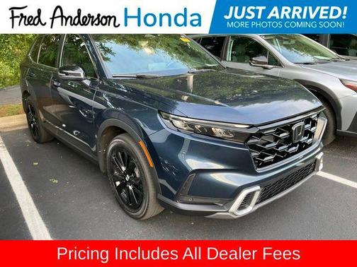 Blue Metallic 2023 Honda CR-V Hybrid Sport Touring AWD