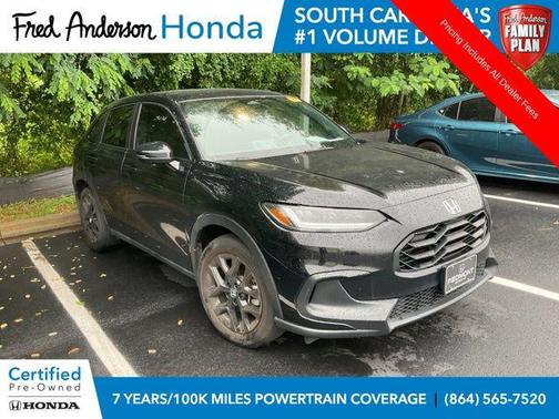 Crystal Black Pearl 2023 Honda HR-V 2WD Sport
