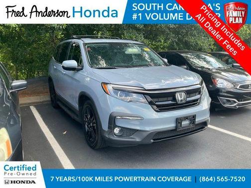 Sonic Gray Pearl 2022 Honda Pilot 2WD Special Edition