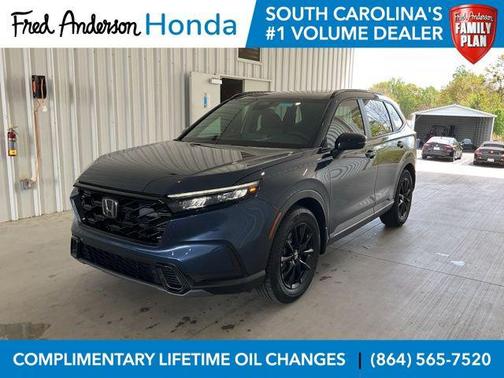 Canyon River Blue Metallic 2026 Honda CR-V Hybrid Sport FWD