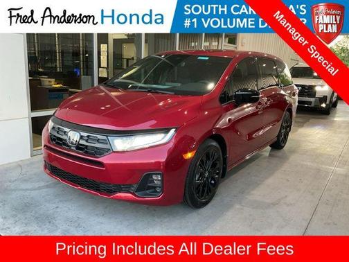 Radiant Red Metallic II 2026 Honda Odyssey Sport-L