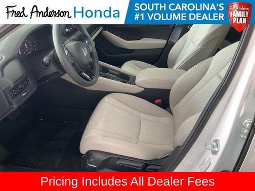 Platinum White Pearl 2026 Honda Accord LX 1.5T