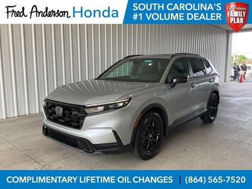 Solar Silver Metallic 2026 Honda CR-V Hybrid Sport-L FWD