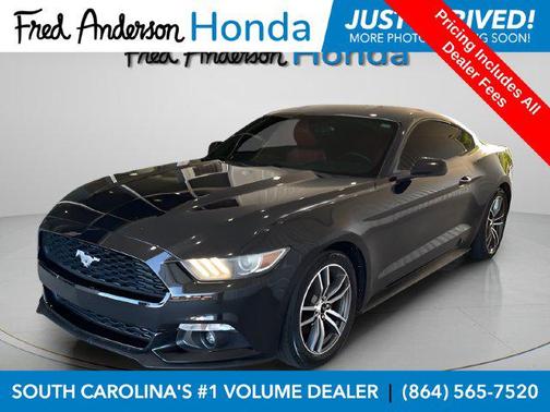 Black 2015 Ford Mustang EcoBoost Premium