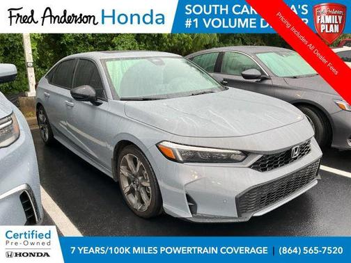 Urban Gray 2025 Honda Civic Hybrid Sport