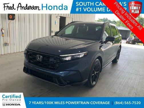 Canyon River Blue Metallic 2024 Honda CR-V Hybrid Sport FWD
