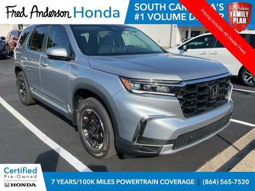 Silver Metallic 2025 Honda Pilot EX-L
